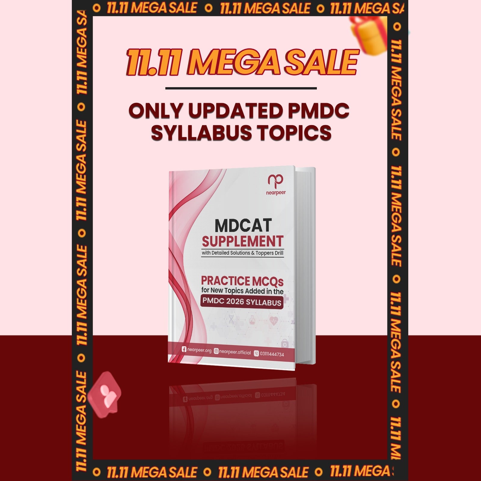 MDCAT Supplement | MCQs Bank of Only New Topics in PMDC 2025 Syllabus